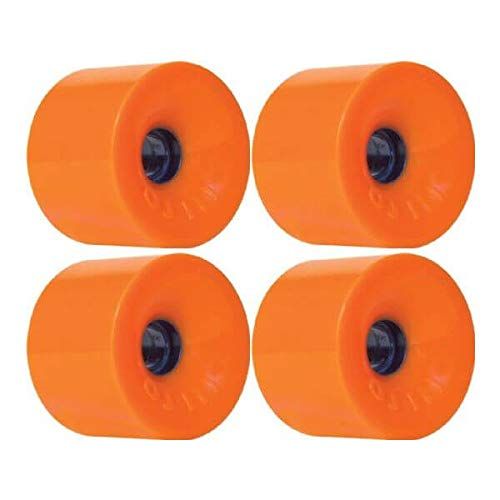  OJ Wheels Thunder Juice Neon Orange Skateboard Wheels - 75mm 78a (Set of 4)