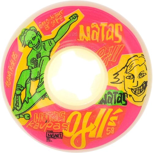  OJ Wheels OJ III Skateboard Wheels Natas Kaupas OJ2 Original Hardline 58mm 95A White