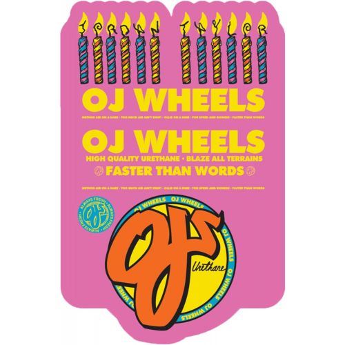  OJ Wheels OJ 54mm Jordan Taylor Original Hardline 99a Skateboard Wheels