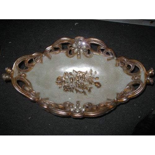  OK Lighting Vintage Decorative Fruit Bowl, Rose