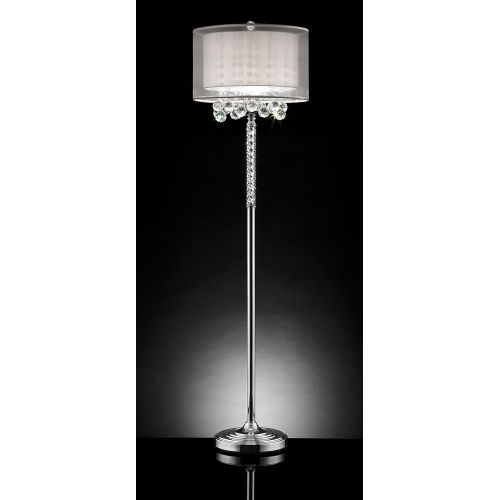  OK Lighting OK-5149F Moiselle Floor Lamp, 61.5 x 17 x 17