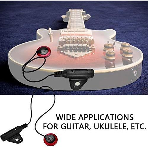  [아마존베스트]OKBY Guitar Pickup Piezo Contact Microphone Pickup for Guitar Ukulele Erhu Banjo Musical Instrument