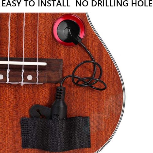  [아마존베스트]OKBY Guitar Pickup Piezo Contact Microphone Pickup for Guitar Ukulele Erhu Banjo Musical Instrument