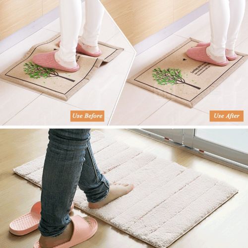  OKPOW Rug Grippers Anti Curling and Non Slip Rug Gripper, Carpet Gripper. Flatten Carpet Corners, Stop Slipping - Ideal Alternative to Rug Pad, Carpet Tape and Rug Tape for Hard Fl