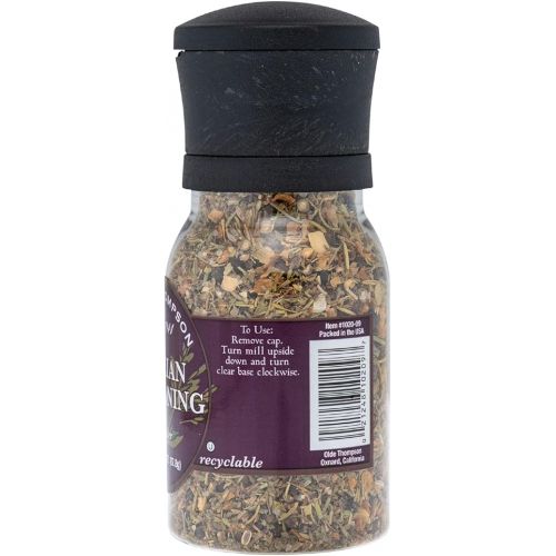  Olde Thompson Italian Seasoning Grinder, Basil And Oregano Spice Blend, 3.1 oz