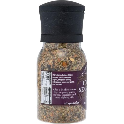  Olde Thompson Italian Seasoning Grinder, Basil And Oregano Spice Blend, 3.1 oz