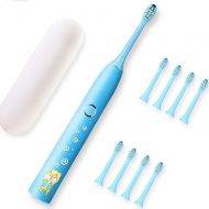 OLDF Charging Electric Toothbrush for Kids,Child USB Rechargeable Toothbrush Sonic Age 6-12...