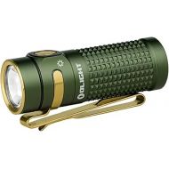 OLIGHT Baton4 Rechargeable EDC Flashlight, LED Pocket Flashlight 1300 Lumens with Magnetic Charging Cable, Small Powerful Bright Flashlight IPX8 Waterproof for Home, Camping and Emergencies (OD Green)
