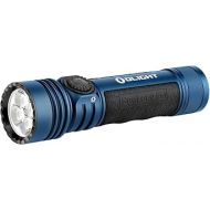 OLIGHT Seeker 4 Pro Rechargeable Flashlights, High Lumens Powerful Bright Flashlight 4600 Lumens with USB C Holster, Waterproof Flashlight for Emergencies, Camping, Searching(Midnight Blue Cool White)