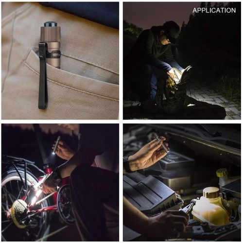  [아마존베스트]OLIGHT Olight I3T EOS 180 Lumens Dual-Output Slim EDC Flashlight for Camping and Hiking, Tail Swith Flashlight with AAA battery (Desert Tan)