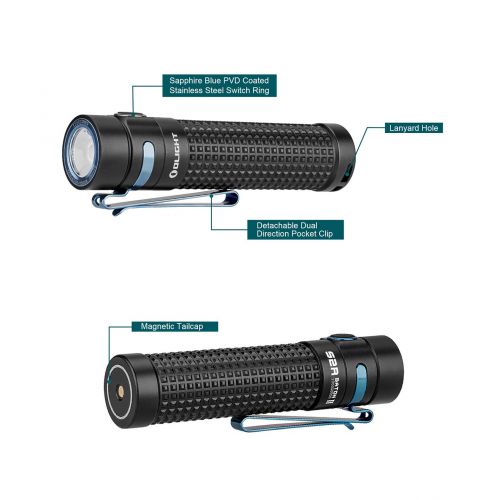  [아마존 핫딜]  [아마존핫딜]OLIGHT Olight S2R II Taschenlampe 1150 Lumen / 135 Meter CW LED USB Magnetische Wiederaufladbare Wasserdicht Taschenlampen, mit 18650 Batterie + BanTac Batteriefach