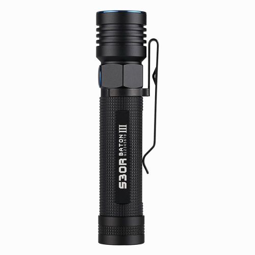  OLIGHT Olight S30R III Poweful 18650 3500mah Rechargeable Flashlight Searchlight CREE LED 1050 Lumens EDC Pocket Light usb Cable and Charging Dock (charger) with Olight Patch