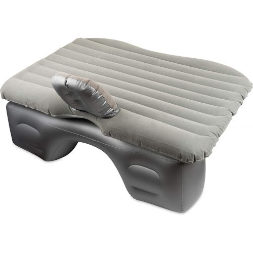  OLIVIA & AIDEN Inflatable Car Air Mattress with Pump (Portable) Travel, Camping, Vacation | Back Seat Blow-Up Sleeping Pad | Truck, SUV, Minivan (Car Mattress, Grey)