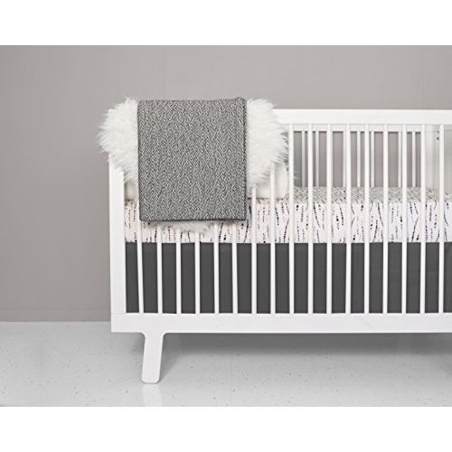  OLLI+LIME Crib Bedding Set - Feather Blush Design