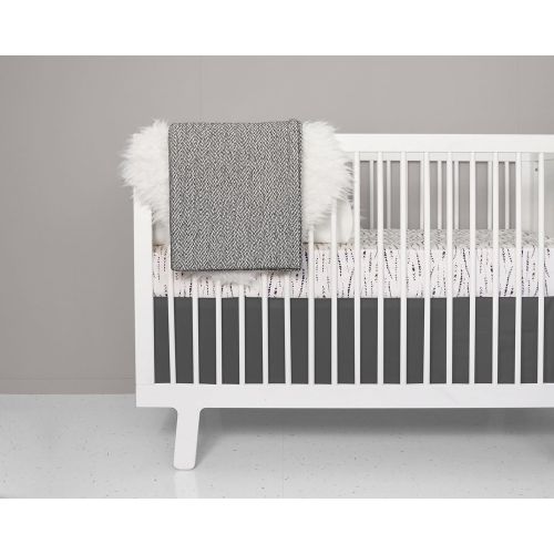  OLLI+LIME Crib Bedding Set - Feather Blush Design