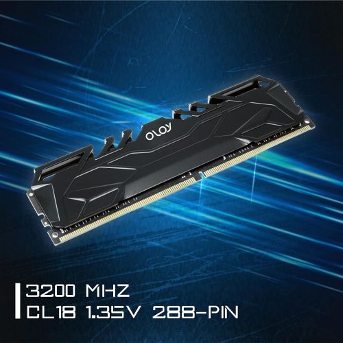  OLOy DDR4 RAM 16GB (2x8GB) 3200 MHz CL16 1.35V 288-Pin Desktop Gaming UDIMM (MD4U0832160BJ0DA)