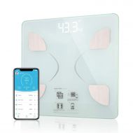OLRITRON Bluetooth Body Fat Scale for iOS/Android, Smart Wireless Digital Bathroom Scale for Body Weight,...