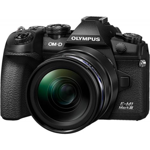  Olympus OM-D E-M1 Mark III Black Body with M.Zuiko Digital ED 12-40mm F2.8 PRO Lens