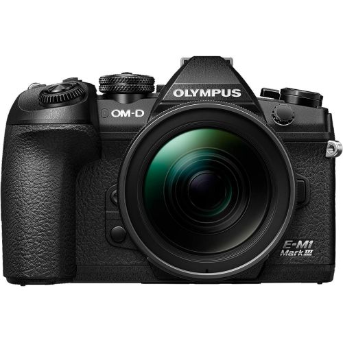  Olympus OM-D E-M1 Mark III Black Body with M.Zuiko Digital ED 12-40mm F2.8 PRO Lens