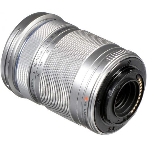  Olympus M.Zuiko Digital ED 40-150mm F4.0-5.6 R Zoom Lens, for Micro Four Thirds Cameras (Silver)
