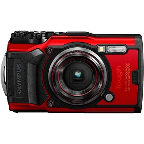  OLYMPUS Tough TG-6 Waterproof Camera, Red