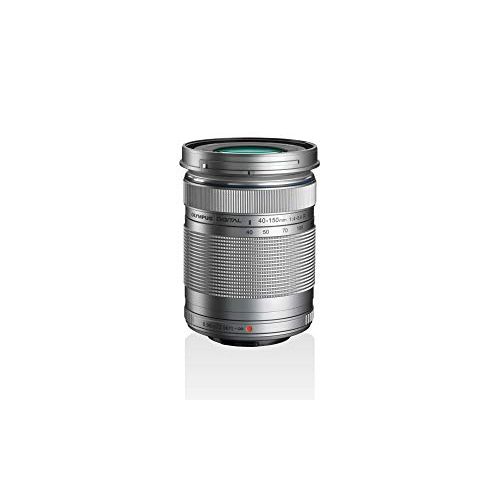  Olympus M. 40-150mm F4.0-5.6 R Zoom Lens (Silver) for Olympus and Panasonic Micro 4/3 Cameras - International Version (No Warranty)