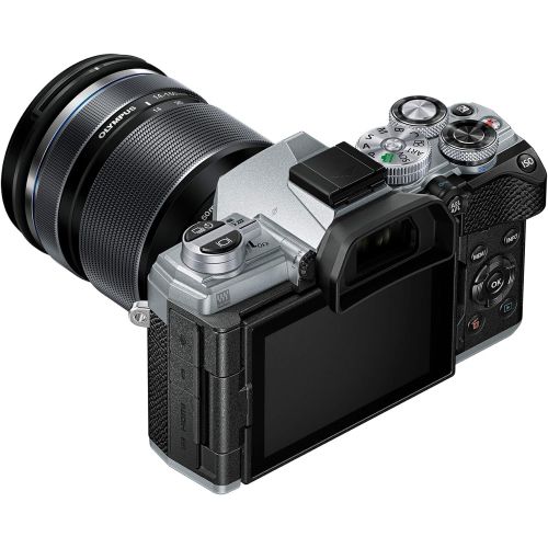  Olympus OM-D E-M5 Mark III Silver Body with M.Zuiko Digital ED 14-150mm F4.0-5.6 II Black Lens Kit