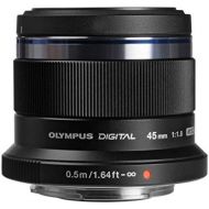 Olympus M.Zuiko Digital 45mm F1.8 Lens, for Micro Four Thirds Cameras (Black)