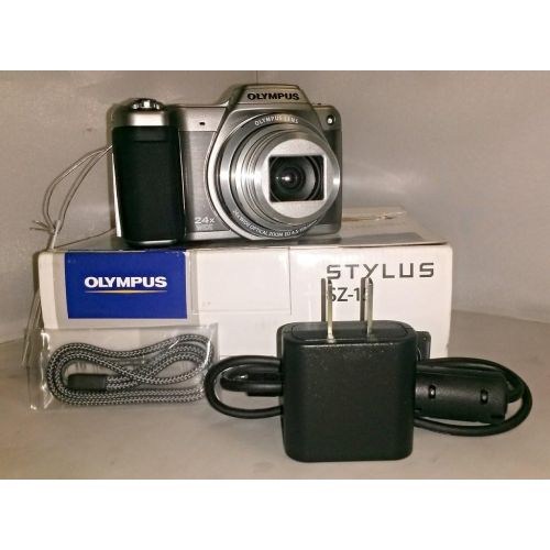  Olympus Stylus SZ-15 Digital Camera with 24x Optical Zoom and 3-Inch LCD, Silver