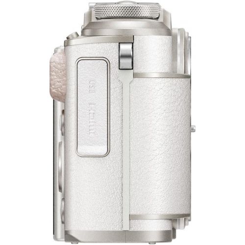  Olympus PEN E-PL9 Kit with 14-42mm EZ Lens, Camera Bag, and Memory Card (Pearl White)