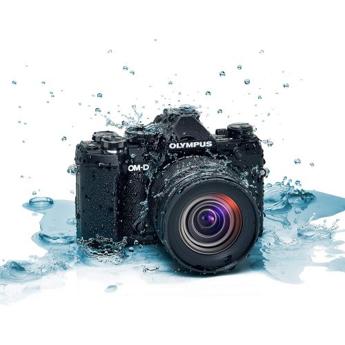  OLYMPUS OM-D E-M5 Mark III Black Body with Black M.Zuiko Digital ED 12-45mm F4.0 PRO Lens Kit