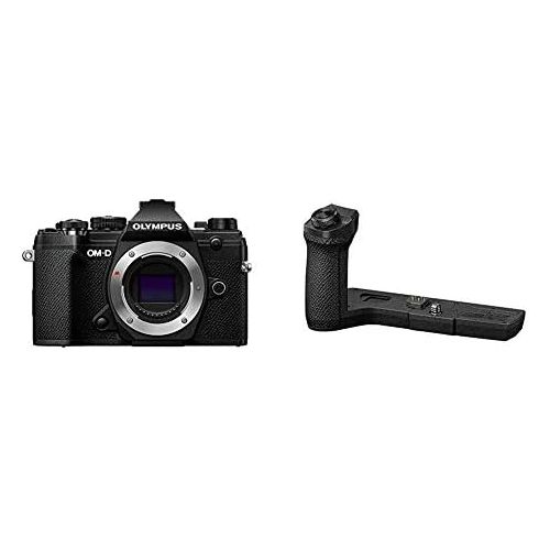  Olympus OM-D E-M5 Mark III Body Black with Olympus ECG-5 Grip for E-M5 Mark III