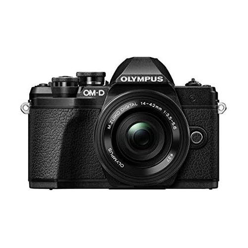  Olympus OM-D E-M10 Mark III Kit, Micro Four Thirds System Camera (16 Megapixel, 5-Axis Image Stabilisation, Electronic Viewfinder) + M.Zuiko 14-42 mm EZ Zoom Lens + M.Zuiko 40-150