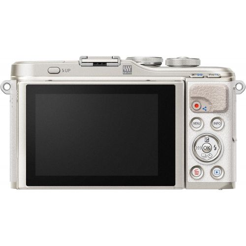  Olympus PEN E-PL9 Body Only with 3-Inch LCD (Pearl White)