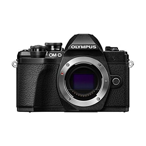  Olympus OM-D E-M10 Mark III Camera Body (Black), Wi-Fi Enabled, 4K Video