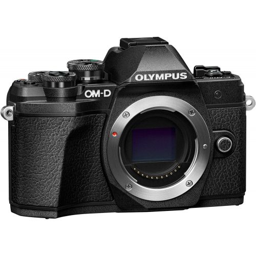  Olympus OM-D E-M10 Mark III Camera Body (Black), Wi-Fi Enabled, 4K Video
