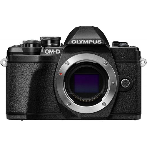  Olympus OM-D E-M10 Mark III Camera Body (Black), Wi-Fi Enabled, 4K Video