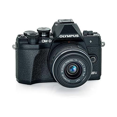  OLYMPUS OM-D E-M10 Mark IIIs Black Body with Black M.Zuiko Digital 14-42mm F3.5-5.6 IIR Lens, V207111BU000