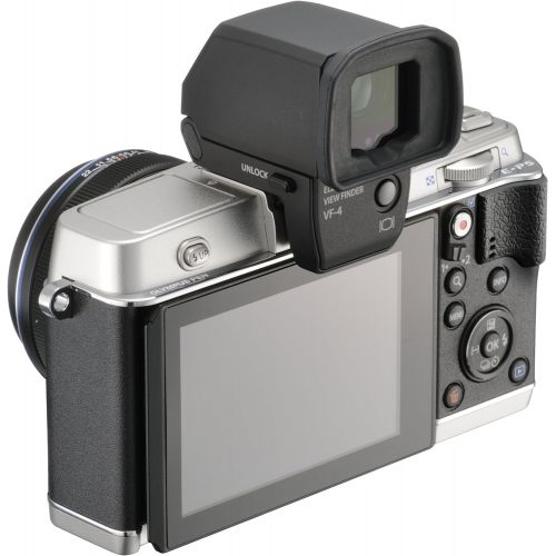  Olympus E-P5 16.1 MP Mirrorless Digital Camera with 3-Inch LCD and 17mm f/1.8 lens (Silver with Black Trim)