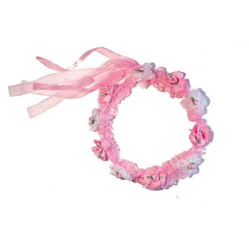  OLYPHAN Princess Tutu Dress Up Costume - Fairy Ballerina Gift: Pink Tutu, Magic Wand, Flower Tiara/Crown for Girls