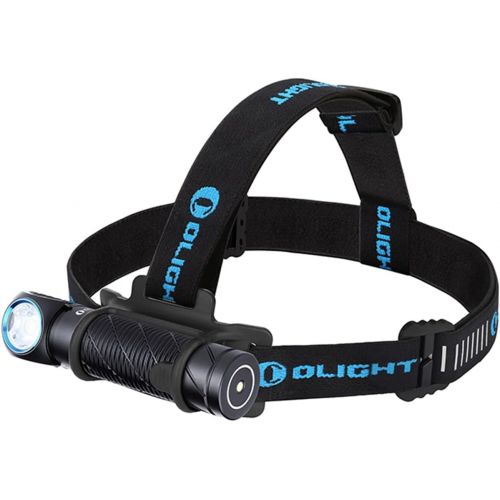  OLIGHT Perun 2 2500 Lumens Rechargeable Headlamp , Multi-Functional Right Angle MCC Waterproof Flashlight with Headband, Perfect for Night Camping, Hiking, Hunting(Black)