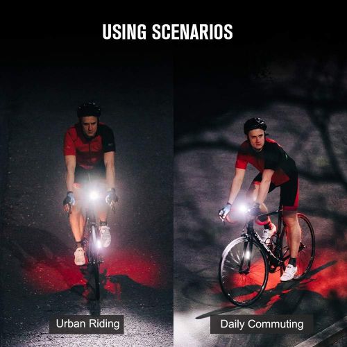  OLIGHT RN 400 LED Bike Lights, 400 Lumens USB Type-C Rechargeable Bike Front Light, IPX7 Waterproof Bike Headlight for Road Urban Cyclists