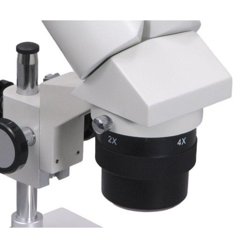  OMAX Student Binocular Stereo Microscope 20X-40X with Fluorescent Ring Light