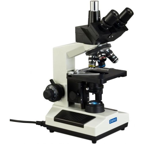  [아마존베스트]OMAX 40X-2000X Trinocular Biological Compound Microscope with Replaceable LED Light