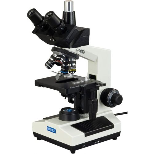  [아마존베스트]OMAX 40X-2000X Trinocular Biological Compound Microscope with Replaceable LED Light