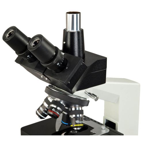  [아마존베스트]OMAX - M837ZL-C180U3 40X-2500X USB 3.0 Super Speed 18MP Digital Compound Trinocular LED Lab Biological Microscope
