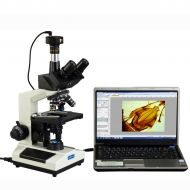 [아마존베스트]OMAX - M837ZL-C100U 40X-2500X Full Size Lab Digital Trinocular Compound LED Microscope with 10MP USB Camera and 3D Mechanical Stage
