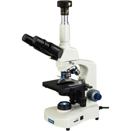  [아마존베스트]OMAX 40X-2000X Trinocular Compound Siedentopf LED Microscope with 10MP Digital Camera