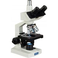 [아마존베스트]OMAX 40X-2000X Lab Trinocular Biological Compound LED Microscope with Double Layer Mechanical Stage