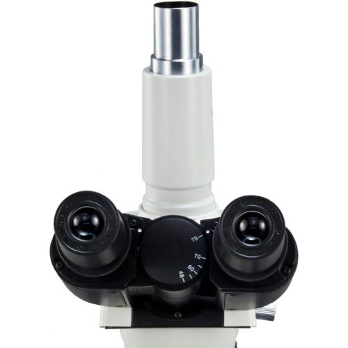  [아마존베스트]OMAX 40X-2500X USB3 18MP Digital Phase Contrast and Darkfield LED Trinocular Compound Microscope